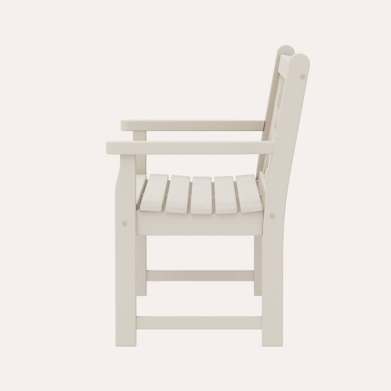 POLYWOOD® Chippendale 47" Garden Bench, Sand