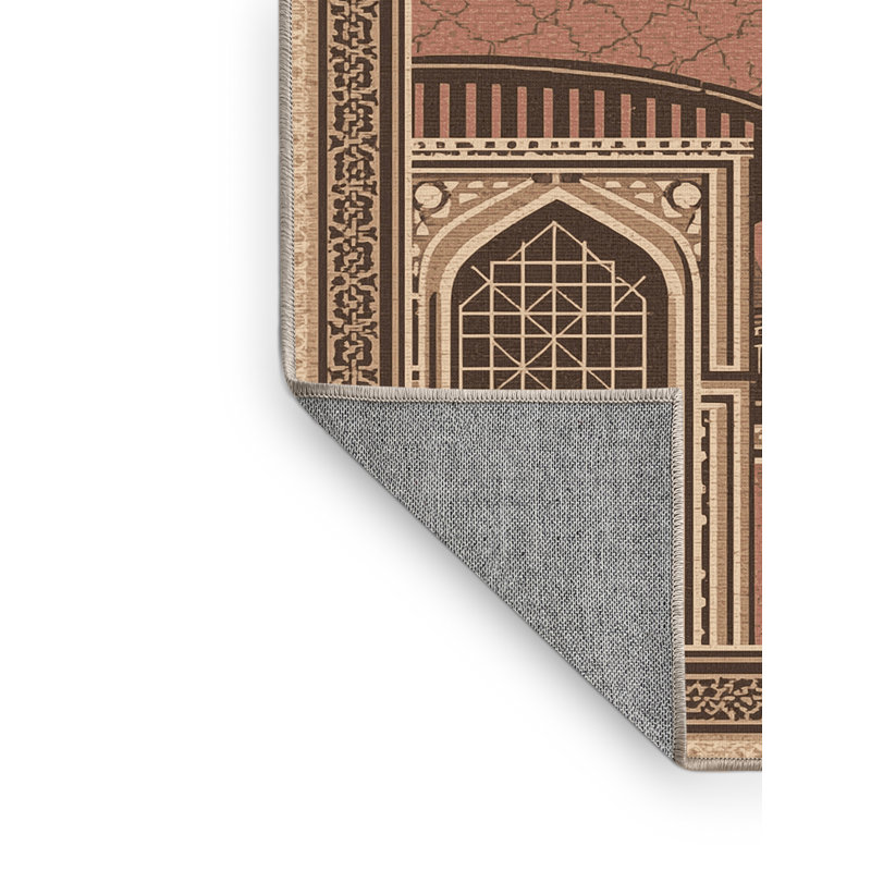 Tapis oriental d'inspiration mondiale parez Shiraz Nasir Mosque, 6 X 9