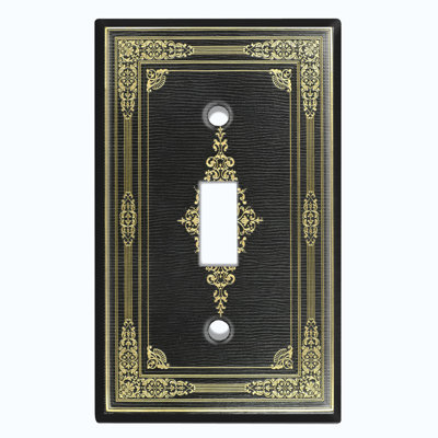 WorldAcc Victorian Vintage Frame Damask 1-Gang Toggle Light Switch Wall ...