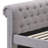 Smoke Gray Fabric Daybed W/Trundle (Twin)