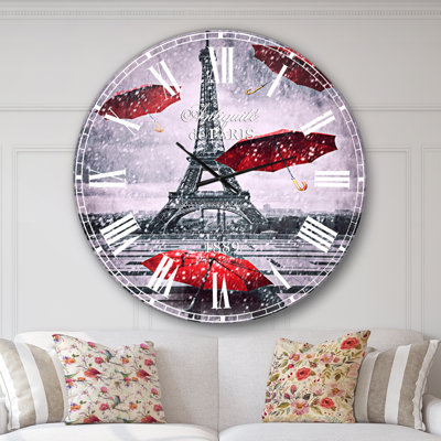 Horloge murale industrielle