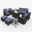 Marhlau 9 - Person Outdoor Seating Group with Cushions-431827330-431827329