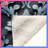 Blue Floral Damask Blankets-130053690