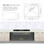 Évier de cuisine en acier inoxydable 25 po x 22 po x 12 po à cuve simple encastrable 16 jauges