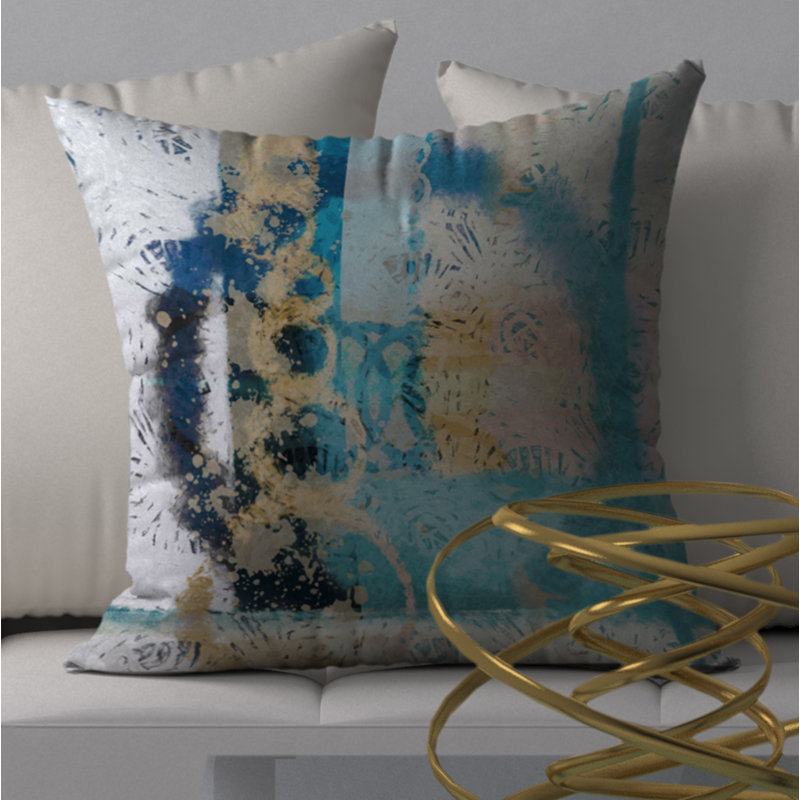 Housse de coussin carrée et insert Lucky discount, 18 po x 18 po