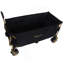 Très grand chariot utilitaire pliable très long de 51 pouces - capacité de 480 lb, cadre ultra-stable breveté, pliage 1: 6 pour économiser de l'espace et roues tout-terrain de 7 po, aucun assemblage requis, noir