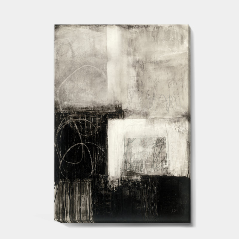 «A Geometric Day II», reproduction d'art sur toile tendue, H 20 po x l 12 po x P 1po