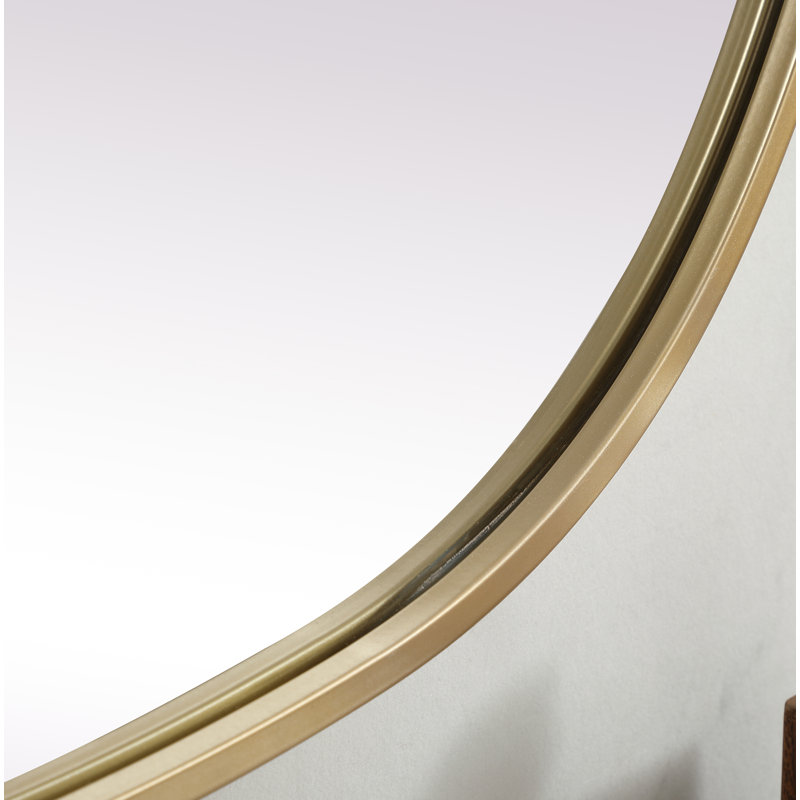 Miroir mural Sabine, Laiton, 40 po x 27 po