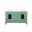Ensemble de meuble-lavabo double 60 po Hansford-252060791