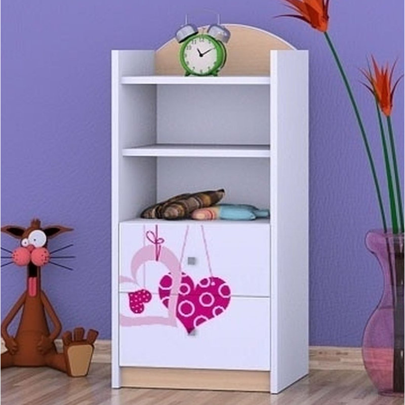 Joaquin 96cm H X 45cm W Kids Cube, Bright Pear