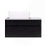 Petit meuble-lavabo flottant simple 31,5 pouces avec lavabo-129193841