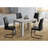 Small Rectangular Dining Table – Grey Laminate, Contemporary-278559831