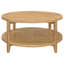 Ensemble de table basse et de table ronde 3 pièces Elliott Maple