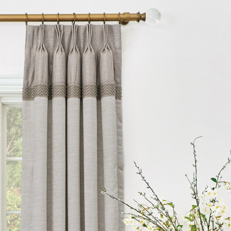 Elise Sheen Curtain Panel, 40" W x 96" L