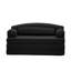 Canapé-lit pliable en velours côtelé Corduroy - Canapé convertible en mousse haute densité (noir)-133347966