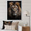 «Mohni Animal Angry Lion», reproduction sur toile-869847688-869847699