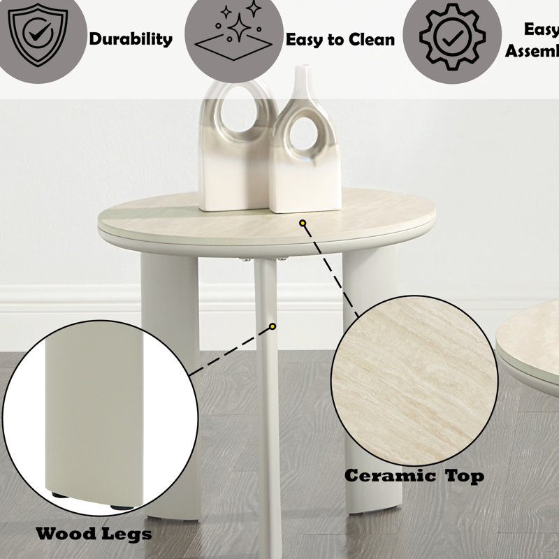 Table d'appoint Elegant Gray