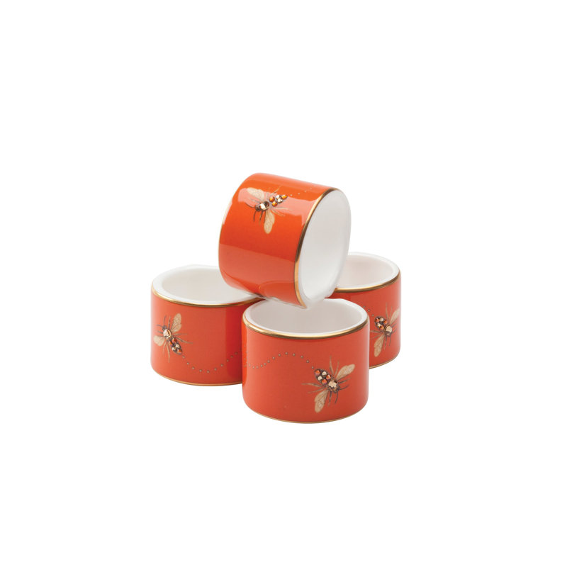 Rond de serviette en porcelaine My Honeybee