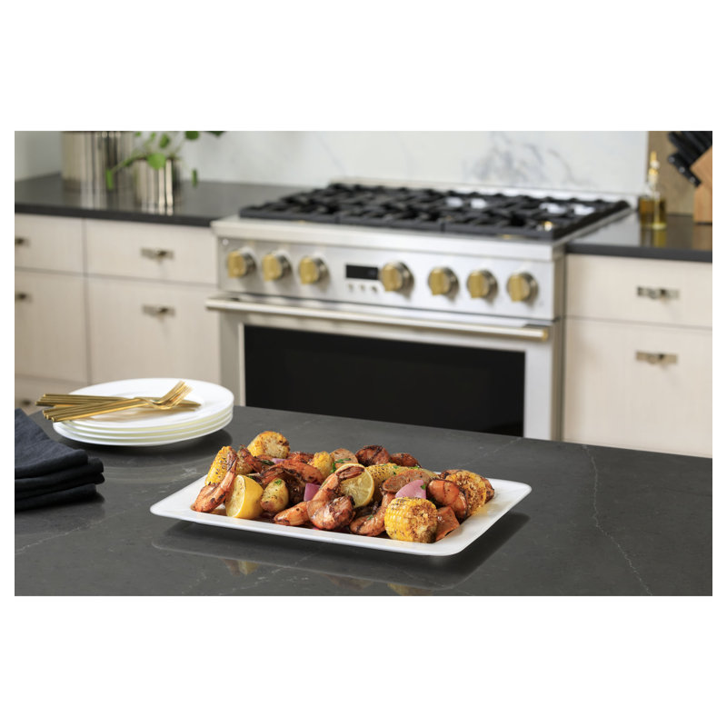 Monogram 36" Professional Range With 6 Burners, 6.2 cu ft, Natural Gas