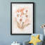 «White and Coral Orchid I» - Peinture sur toile encadrée-1825629508-1825629561