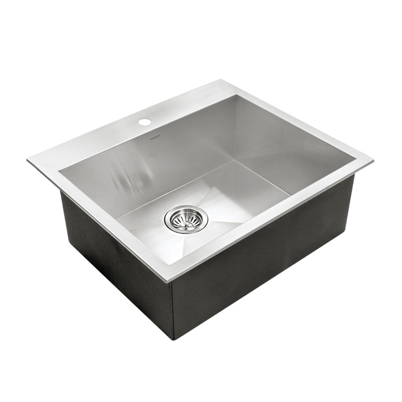 Bellus 25'' L Single Bowl Stainless Steel Kitchen Sink