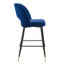 Tabouret de comptoir en velours gris anthracite Rouse Performance-1686944934-1686687537-1686944932