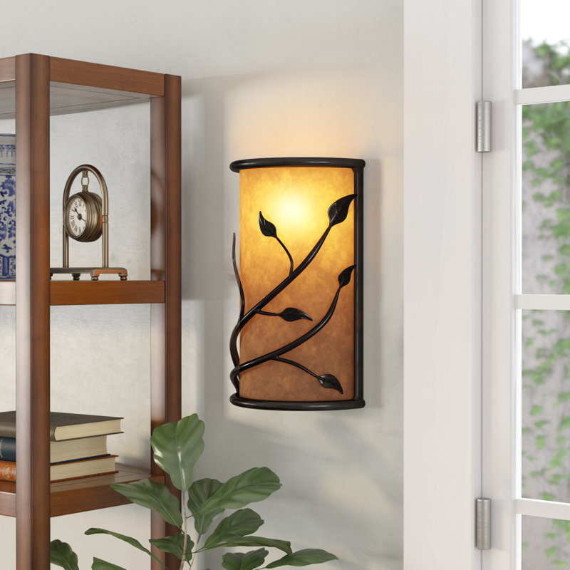 Mia Steel Flush Mounted Sconce