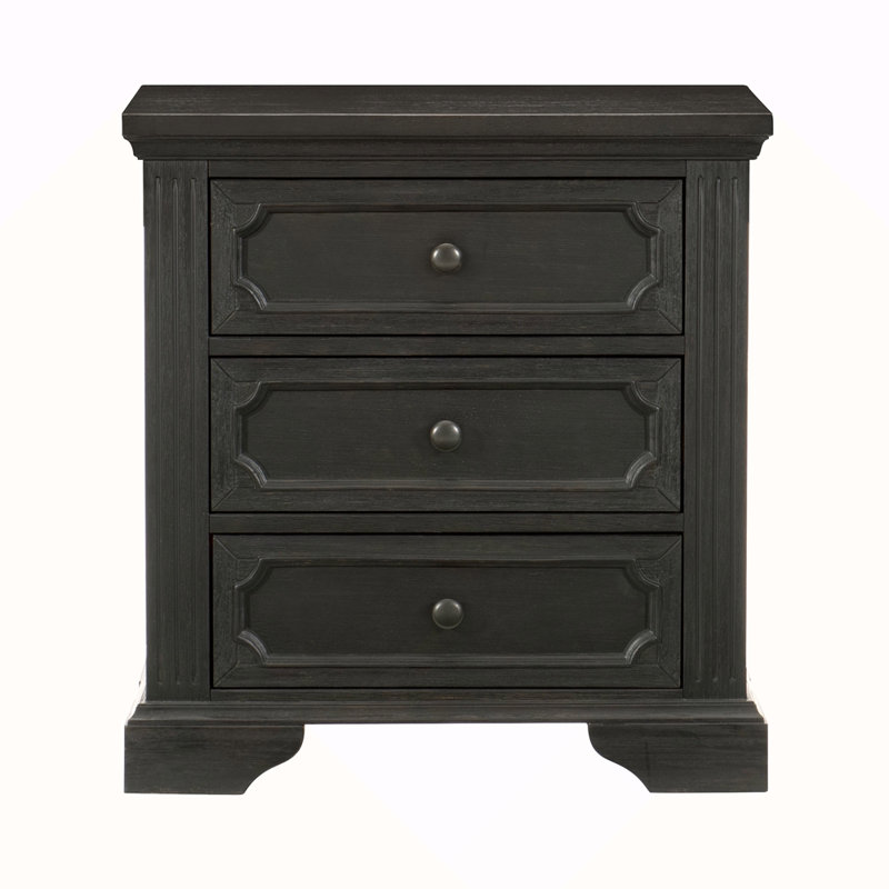 Table de chevet 3 tiroirs Traditional Design