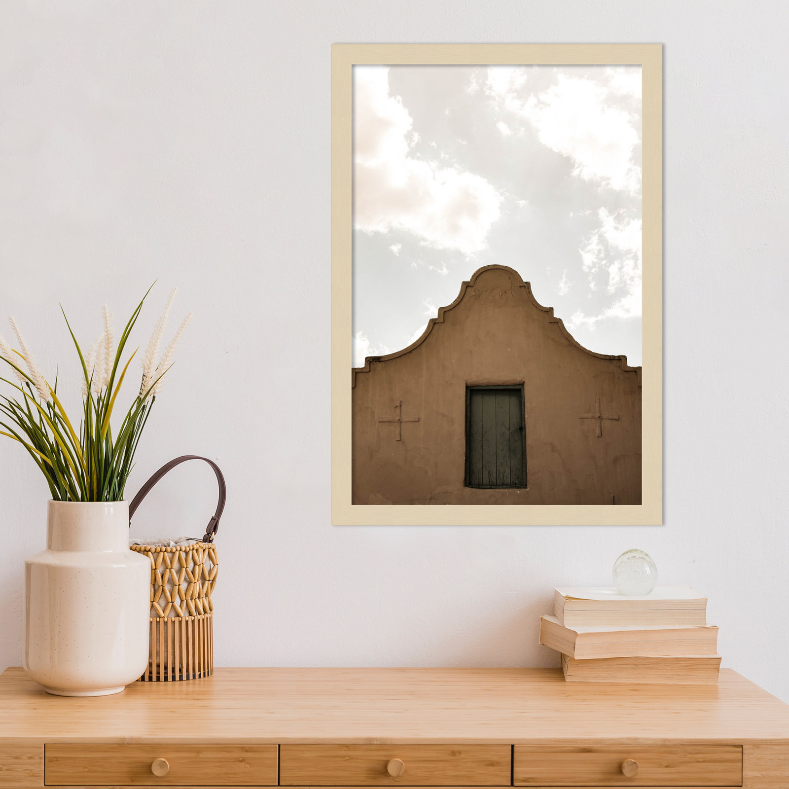 Settlers Shelter by Shot by Clint Wood Framed Wall Art Print, Brown, 21" H x 15" W