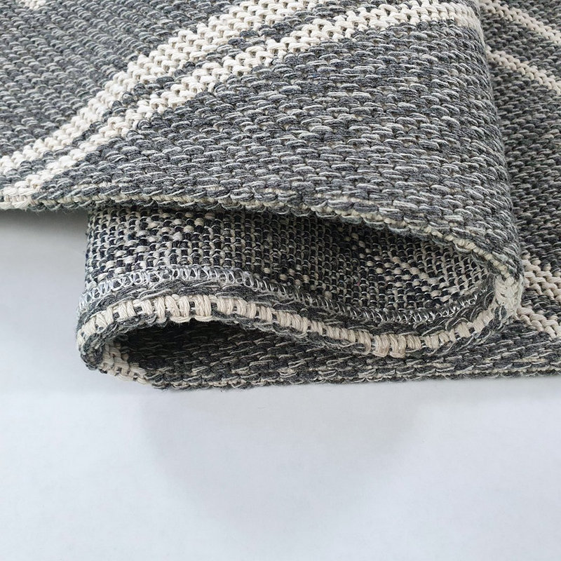 Crutcher Geometric Cotton Hand Woven Area Rug, Rectangle 75 x 150cm