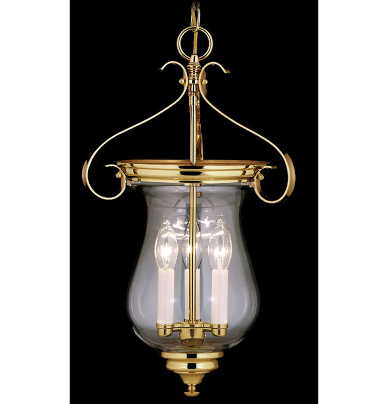 Darion 3 - Light Unique/Statement Pendant, Polished Brass