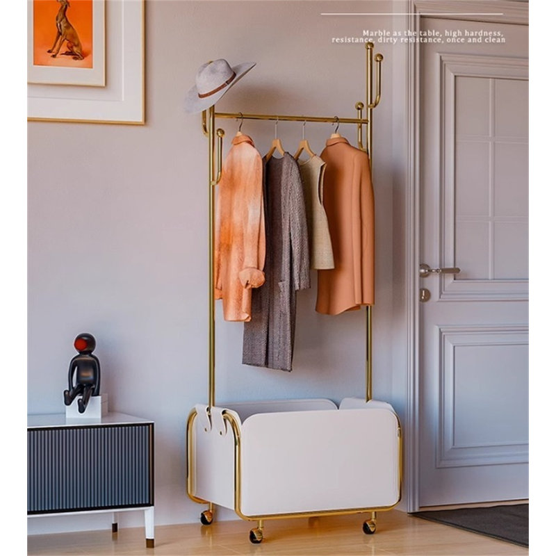 Portemanteaux scandinaves de luxe, Doré / Blanc