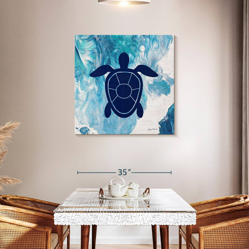 Brampt Abstract Ocean X, 36'' H x 36'' W