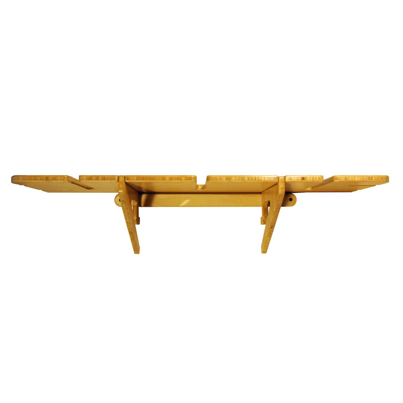 Ski Racks Bamboo Wall Mounted Required Multi-Use Ski/Snowboard Rack