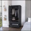 Armoire ferme, chambre à coucher, noir-1423607514