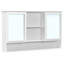 Armoire de toilette murale à miroir-1315033597