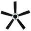 Ventilateur de plafond à DEL à intensité variable de 52 po avec 3 lumières colorées et télécommande Joquin, pales à double face, moteur à courant continu réversible à 6 vitesses -2040899058