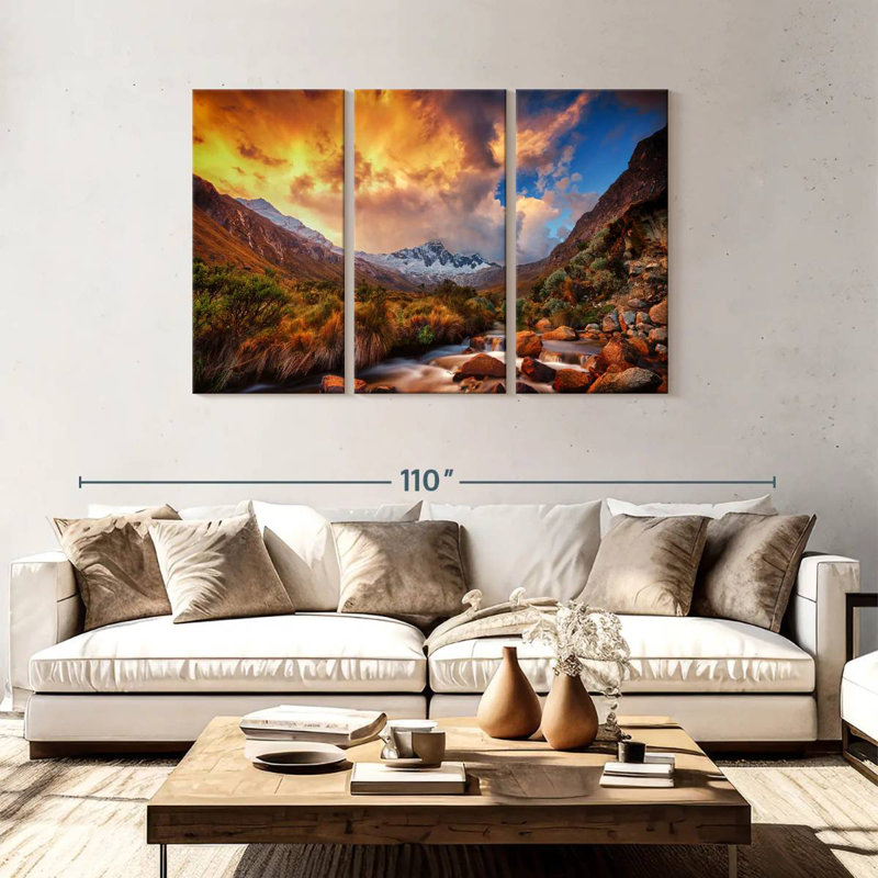 Punta Union Sunset Sky, 48" H x 74" W