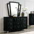 Commode 9 tiroirs avec miroir Declan