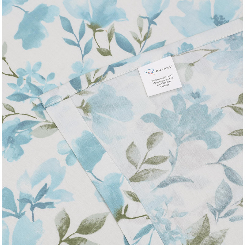 100% Cotton Sheets Sets Soft Crispy Percale Cooling Sheets 16 Inch Deep Pocket Bed Sheets, Erica Floral