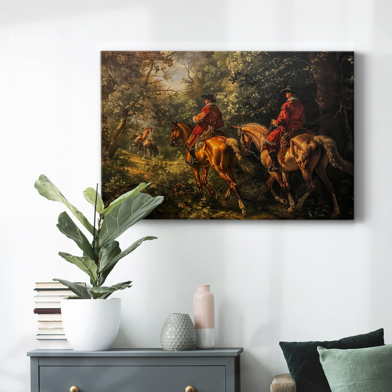 Animaux, paysage, série CDXVII, H 12 po x l 18 po