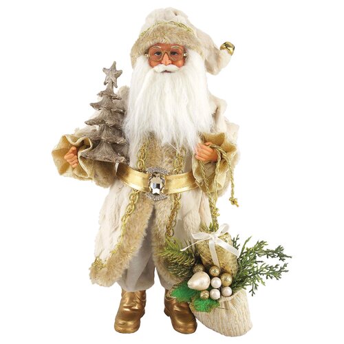 The Holiday Aisle® Splendor Claus Figurine & Reviews | Wayfair