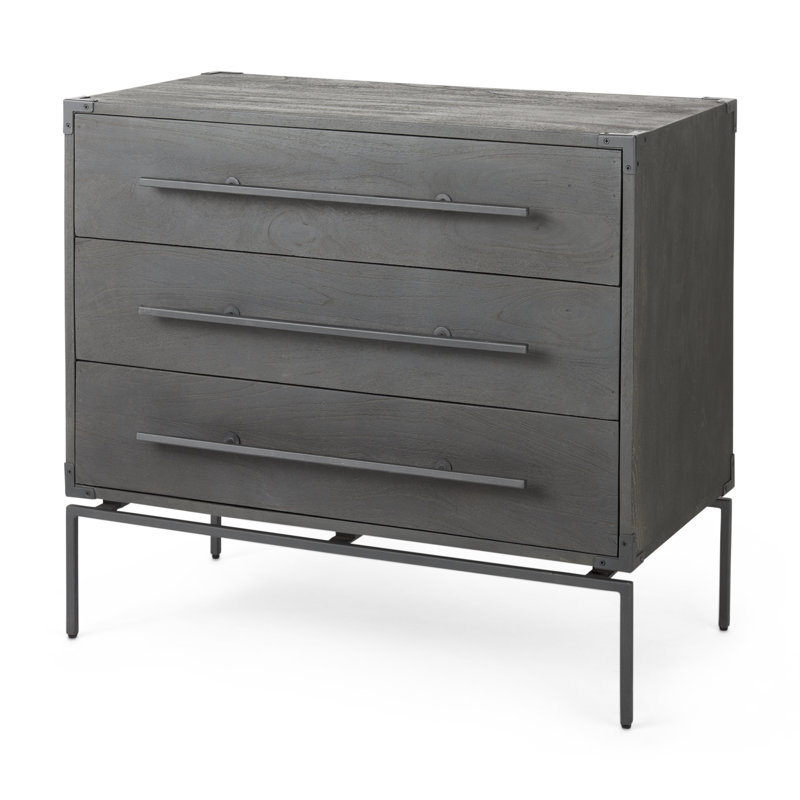 Commode 3 tiroirs Saphira