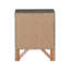 Table de chevet élégante avec rangement gris-647278609