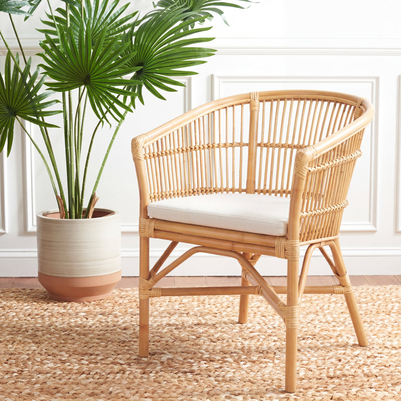 Fauteuil demi-tonneau Sawyer, Naturel