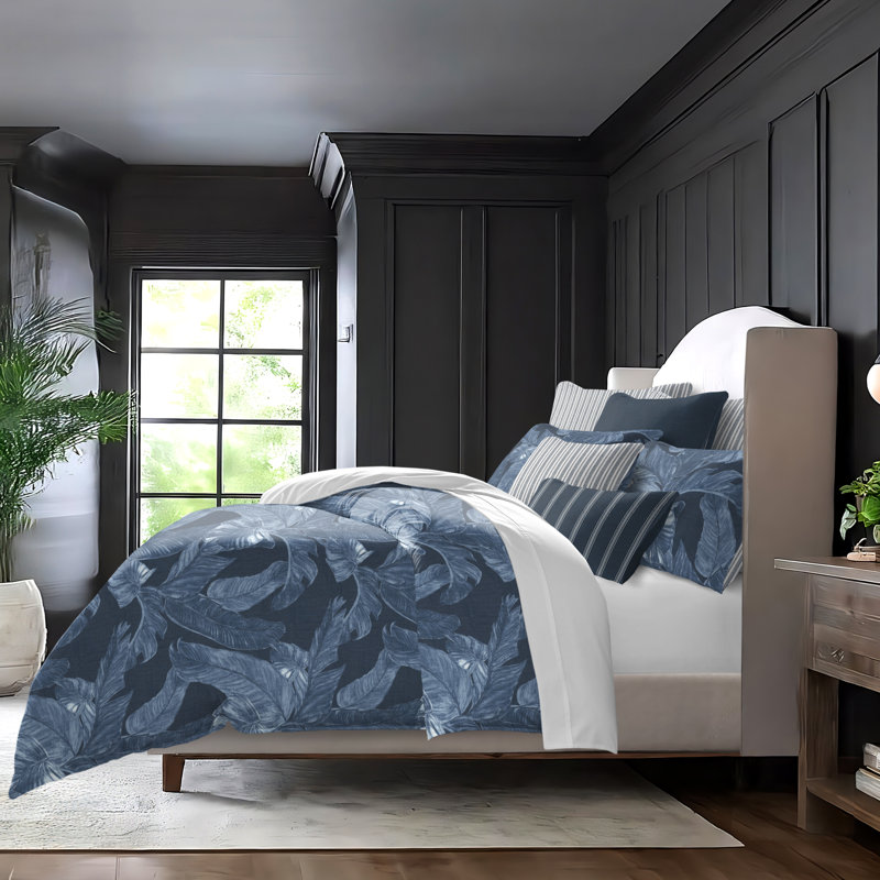 Palomino Denim Cotton Coverlet Set, California King Coverlet + 7 Additional Pieces