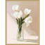 «Elegant White Blooms» par Treechild, reproduction d'art sur toile encadrée-1813405199