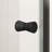 Semi-frameless Magnetic Soft Close Pivot Shower Door With Ansi/sgcc Certified 1/4" Tempered Clear Glass, Aluminum Alloy Frame-120539178