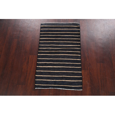 One-of-a-Kind 2'6" X 4' New Age Wool Area Rug in