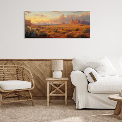«Distant Plateau Canyon Canvas», conception par Petal Prints Design